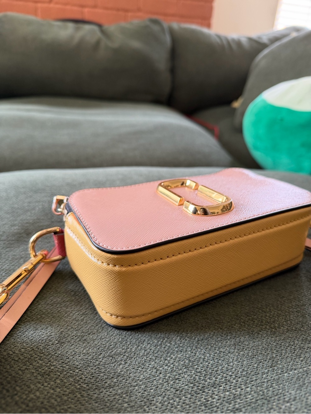 Marc Jacobs - The Colorblock Chain Snapshot Crossbody Bag